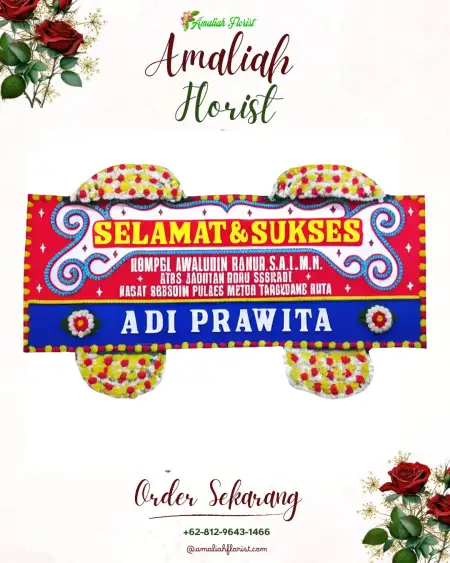 Papan Bunga Ucapan Selamat Umeanyar
