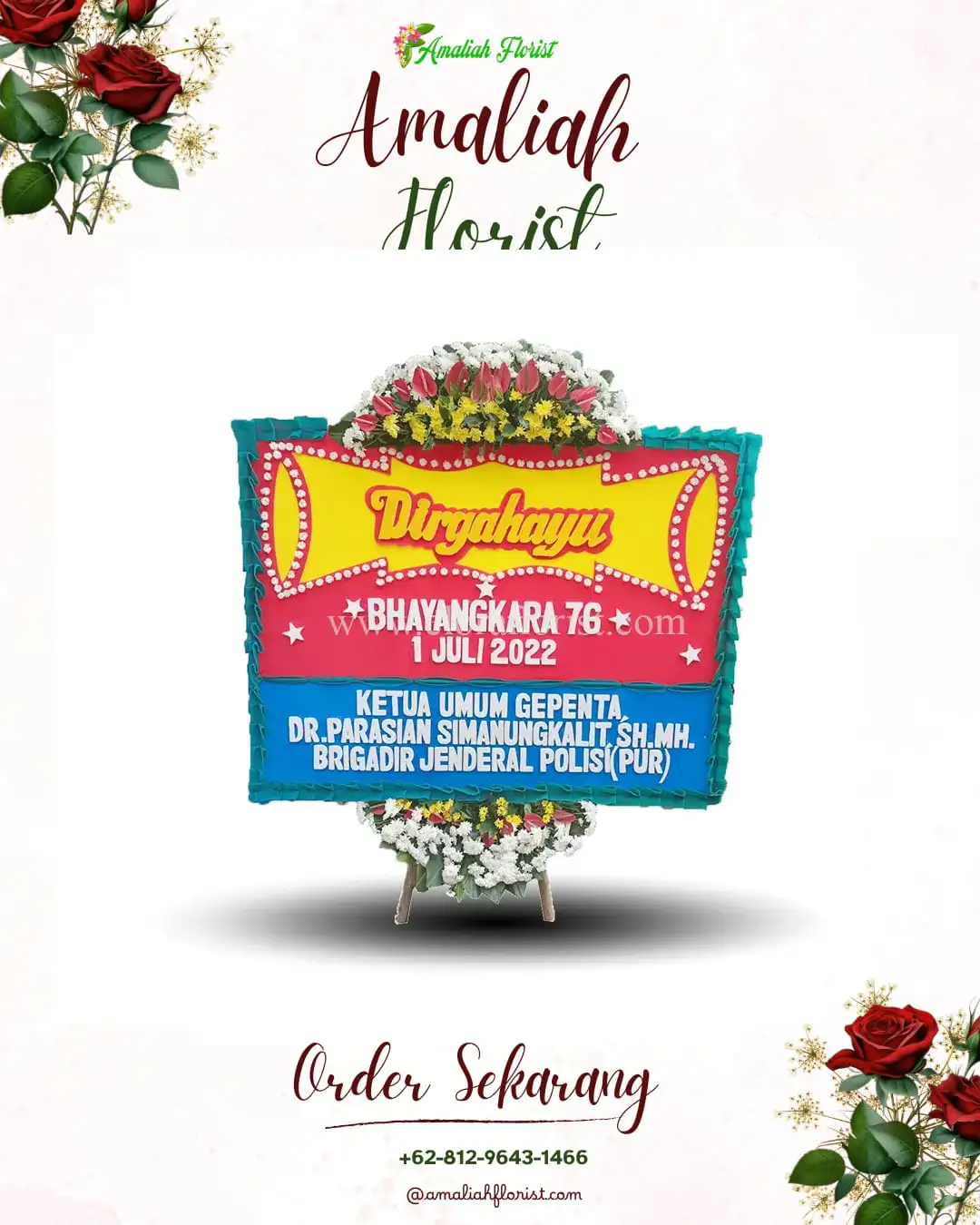 Papan Bunga HUT Ulang Tahun Umeanyar